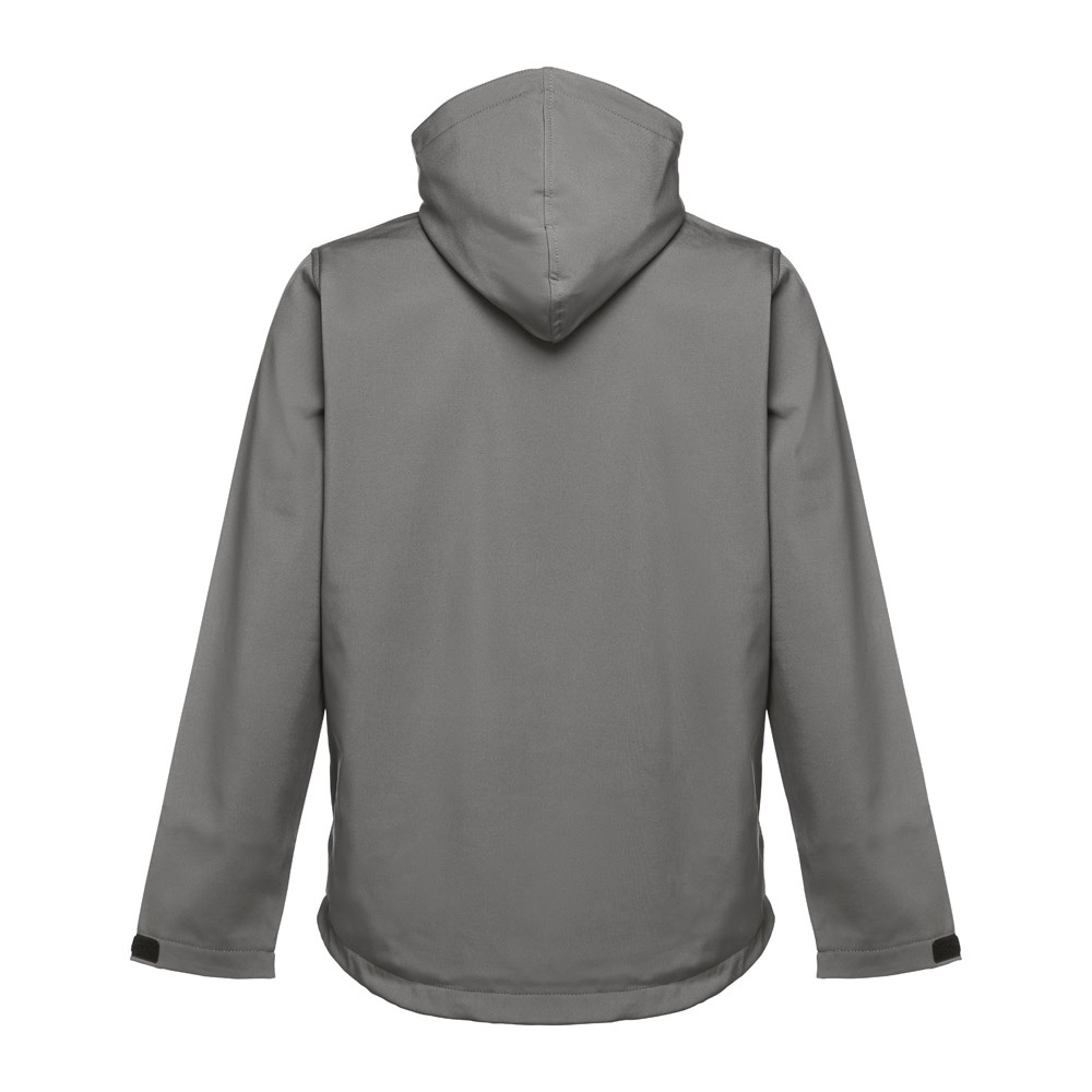 THC ZAGREB. Men's softshell with removable hood