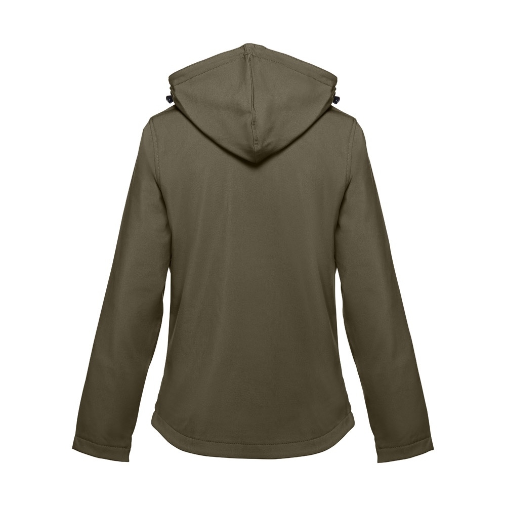 THC ZAGREB WOMEN. Women's softshell with removable hood