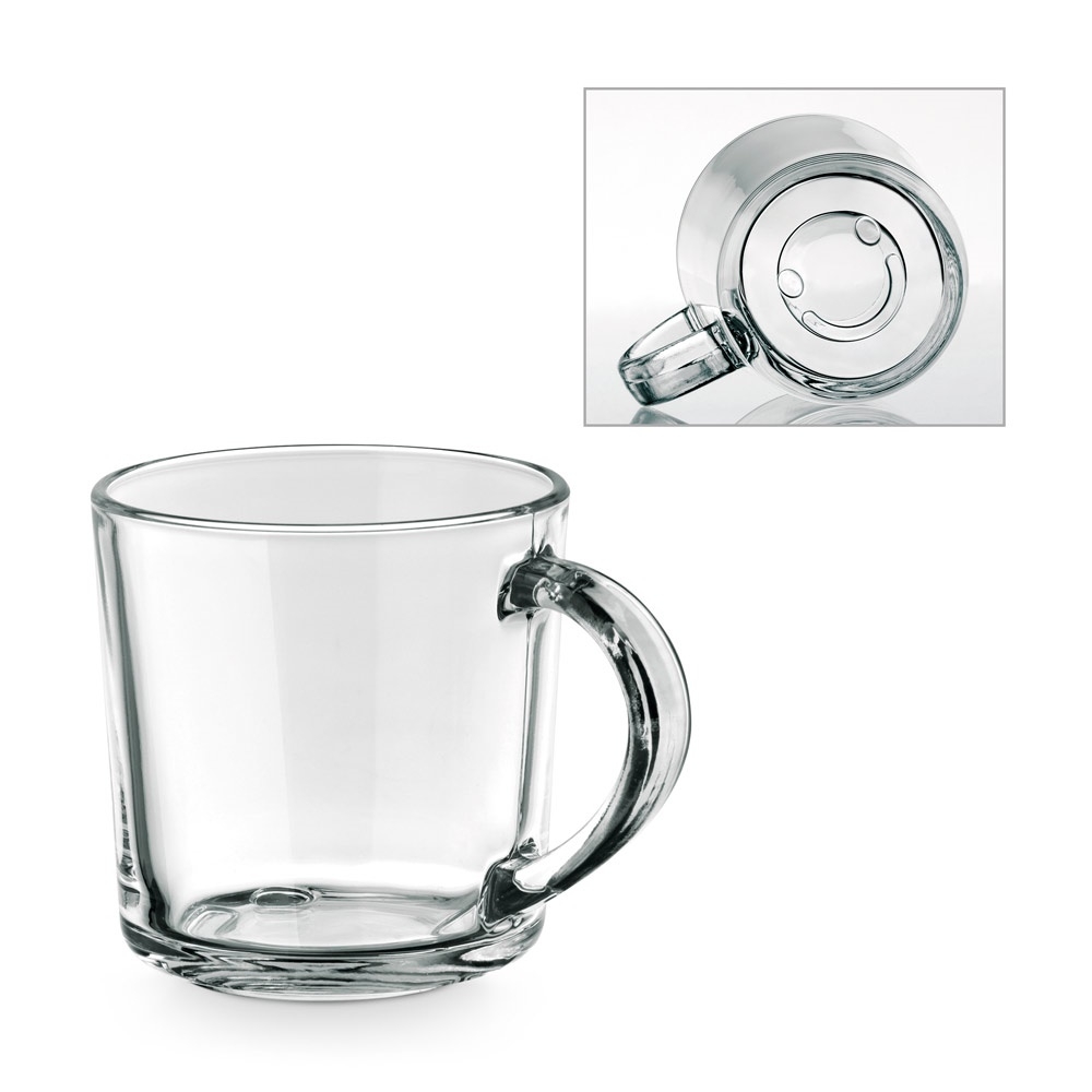 SOFFY. Glass mug 230 ml