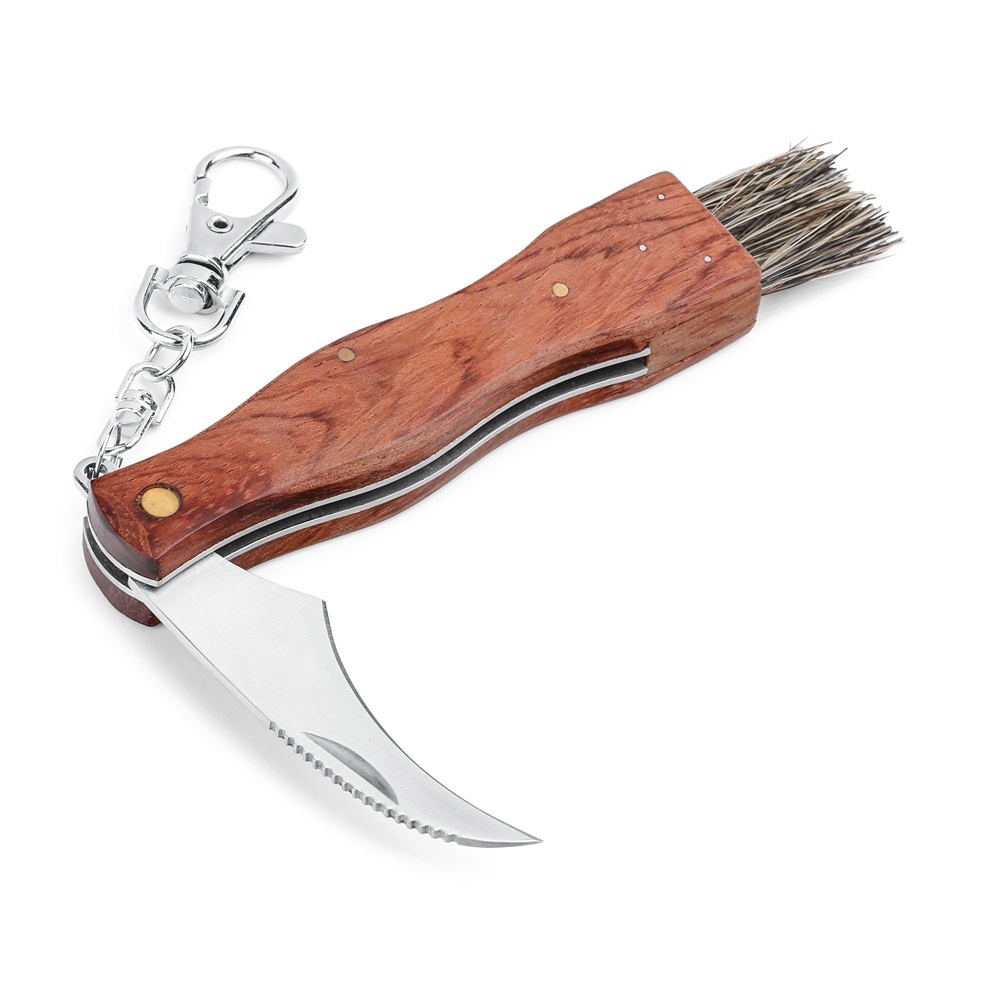 GUNTER. Pocket knife in stainless steel and wood