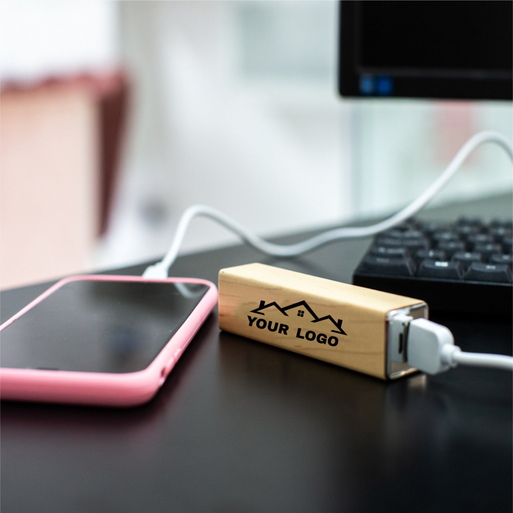 Branded Maple Power Bank 