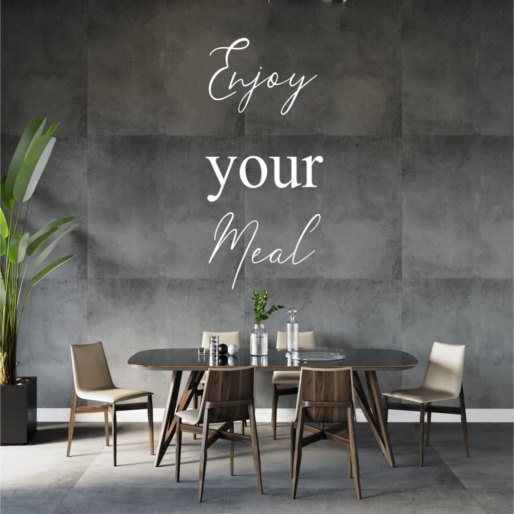 Enjoy your meal vinyl Wall Quote