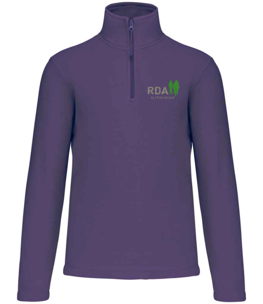 RDA- UNISEX Kariban Enzo Zip Neck Micro Fleece