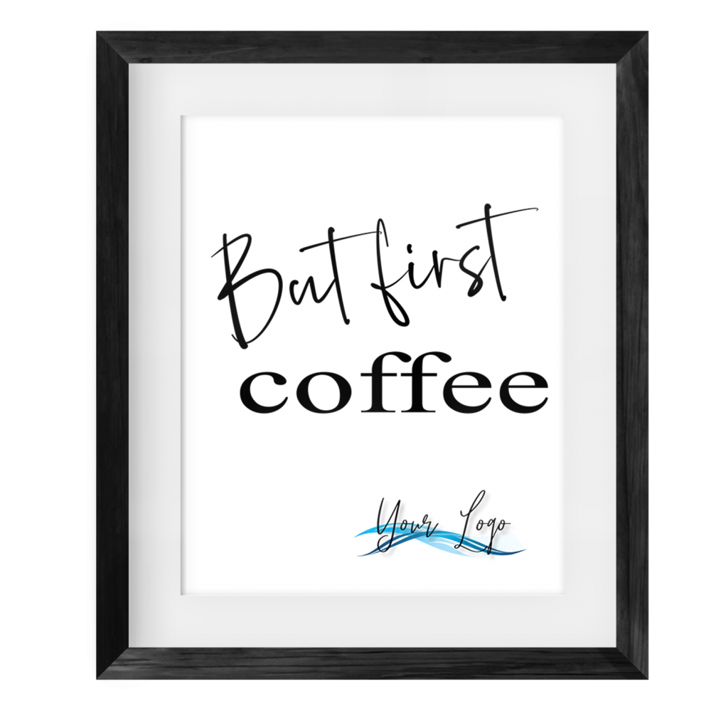 But First Coffee Framed Print