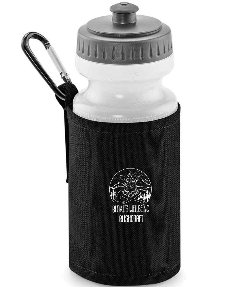 Paul Jones Black Quadra Water Bottle and Holder