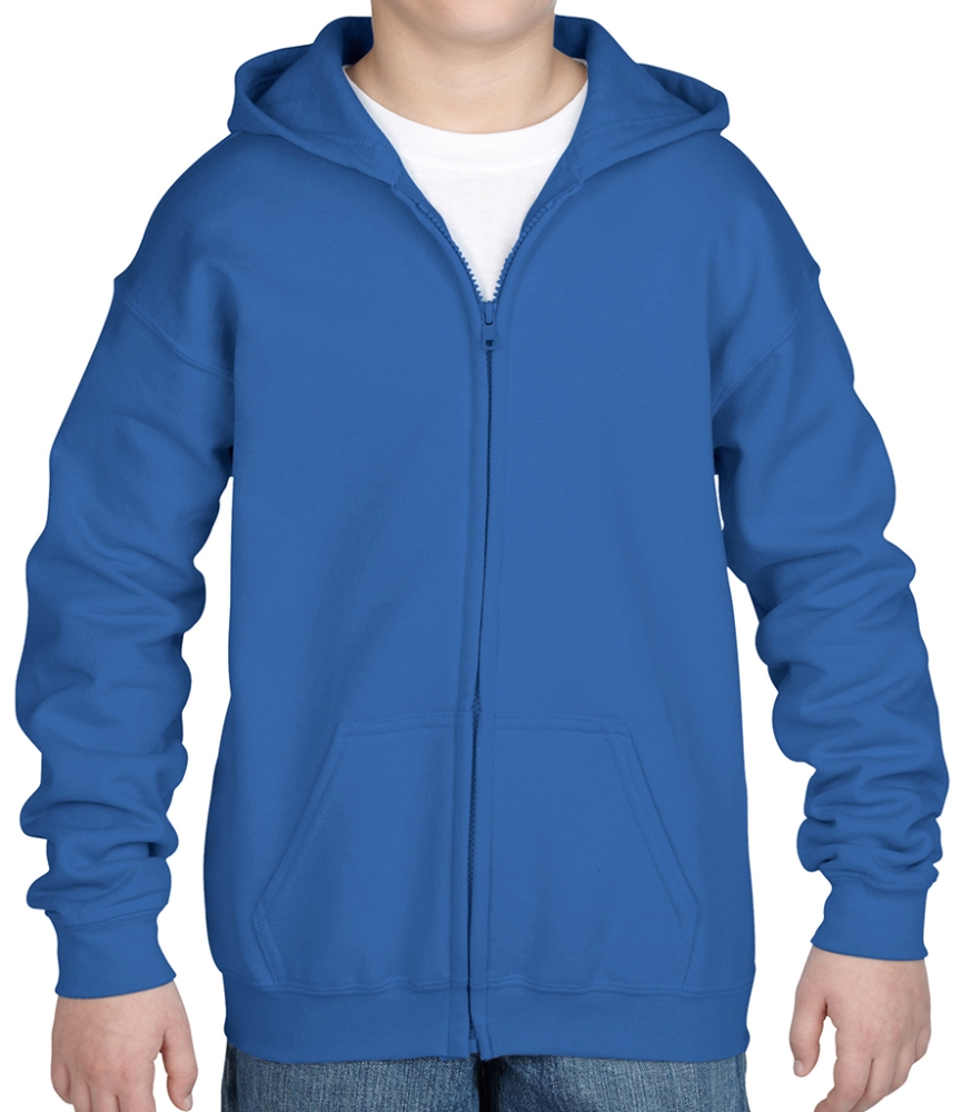 Gildan Kids Heavy Blend™ Zip Hooded Sweatshirt