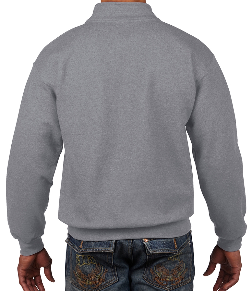 F&C Gildan Heavy Blend™ Vintage Zip Neck Sweatshirt