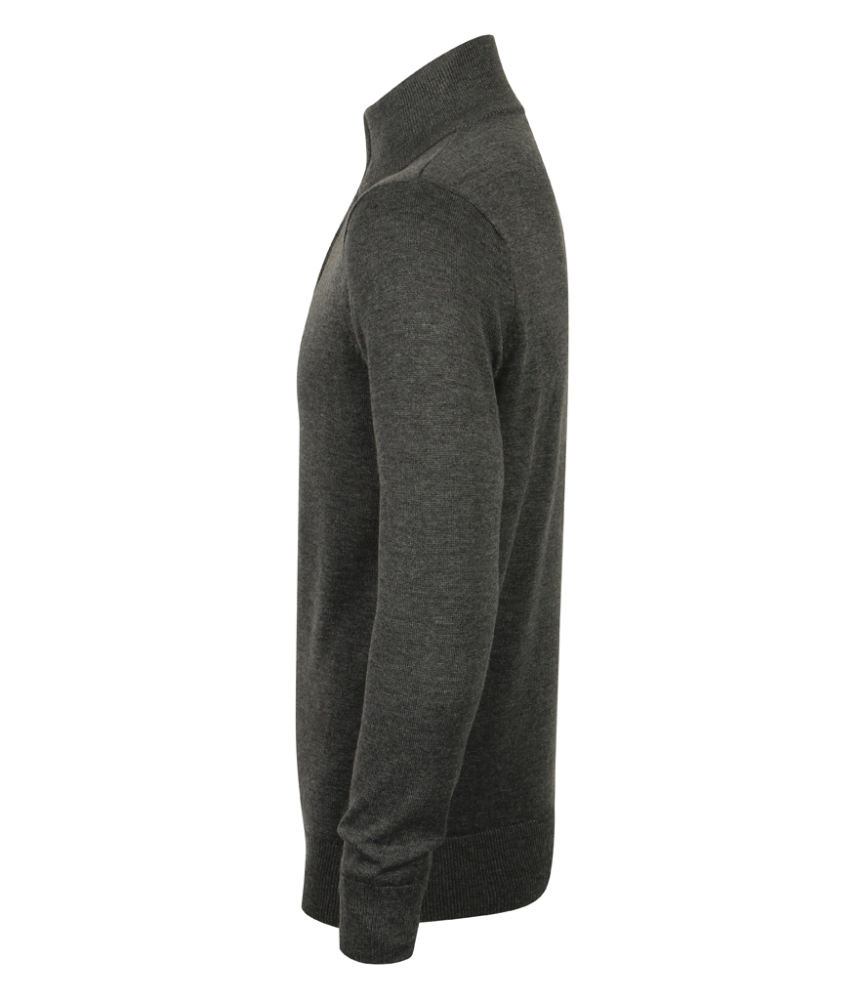 Henbury Zip Neck Sweater