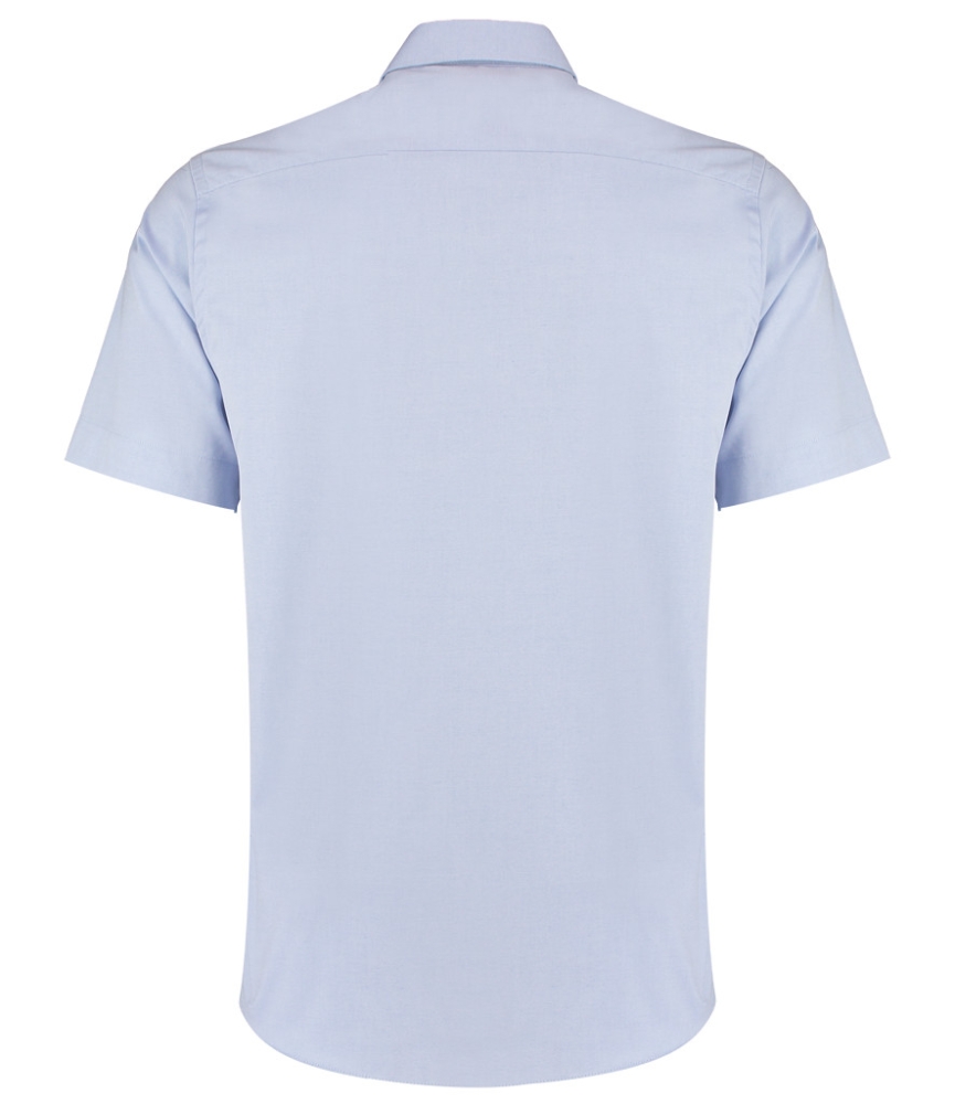 Kustom Kit Premium Short Sleeve Tailored Oxford Shirt