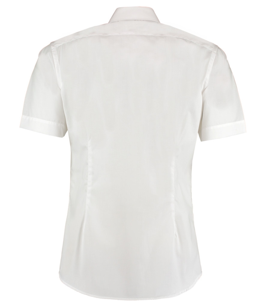 Kustom Kit Short Sleeve Slim Fit Business Shirt