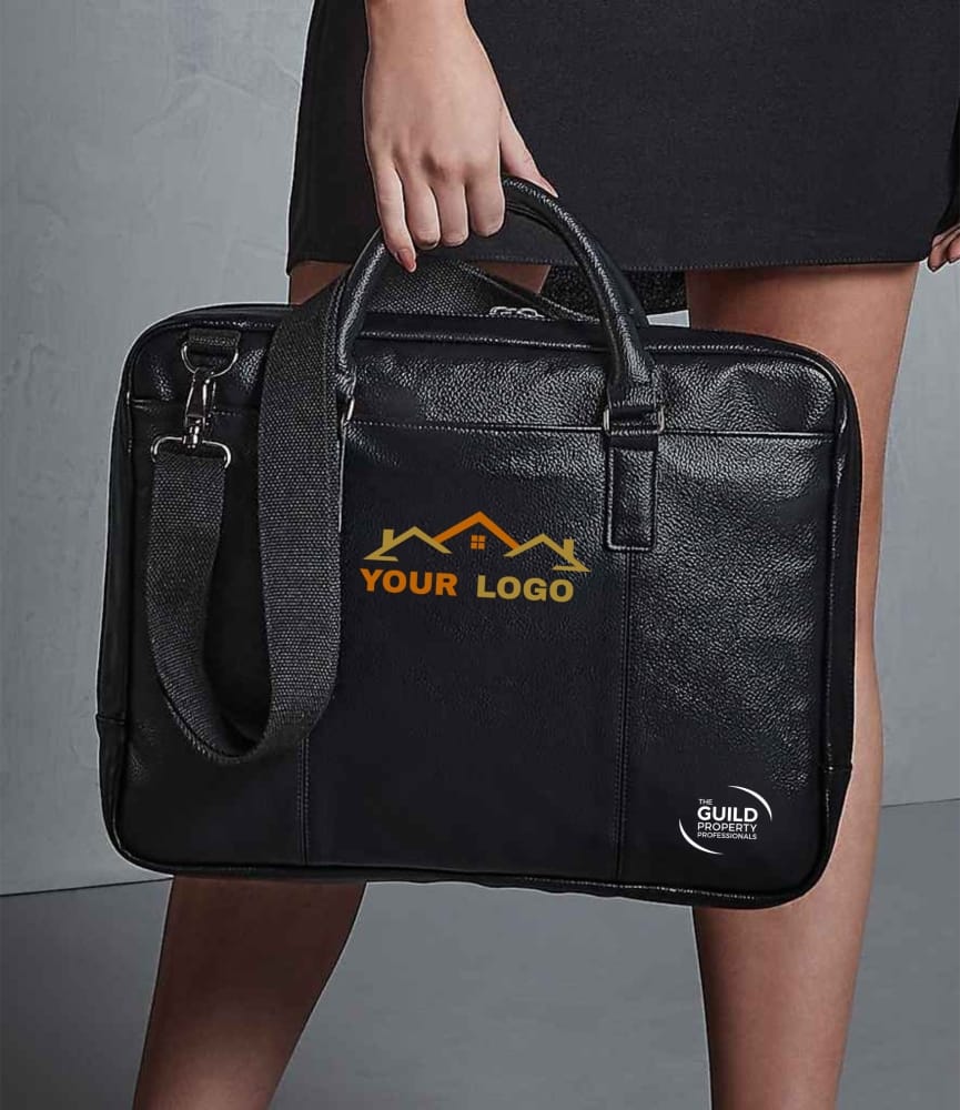 Black laptop bag - The Guild Dual branded