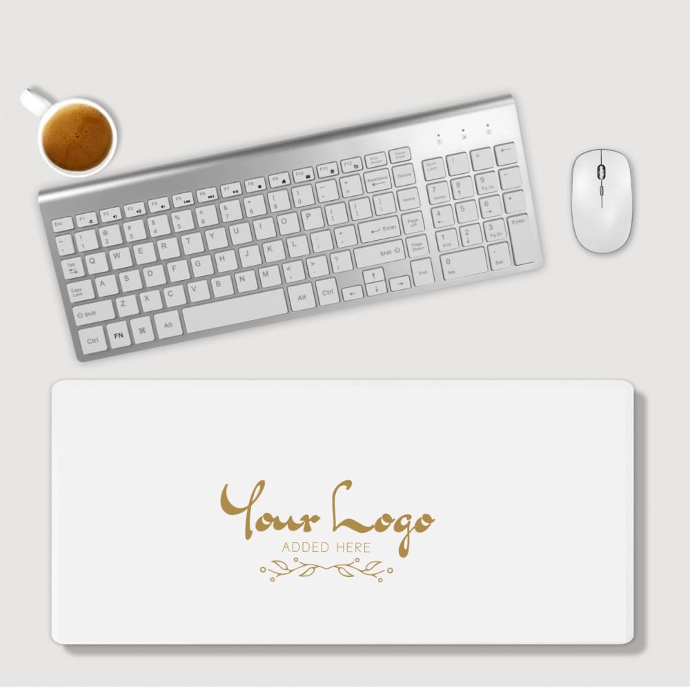 Branded Leather Keyboard Mat 