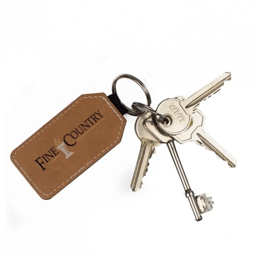 Fine & Country Faux Leather Key rings (Pack of x10)