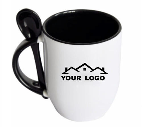 Corporate Mug With Spoon Set - pack of x10