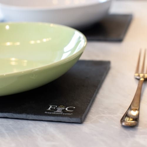 Corporate Set of 4 Slate Placemats