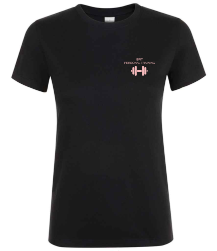 BECKY PT -Black 01825 (Lds Regent) SOL'S Ladies Regent T-Shirt