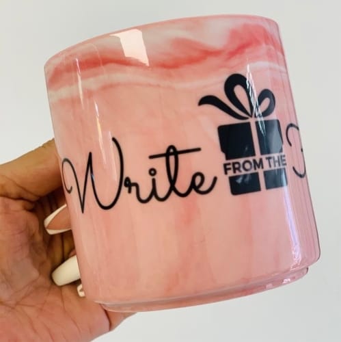 Estate Agent Pink Marble Branded Mug x10
