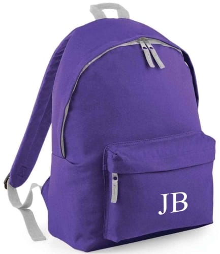 Backpack with Child's Initials 