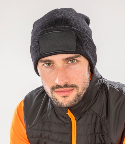 Result Genuine Recycled Double Knit Printers Beanie