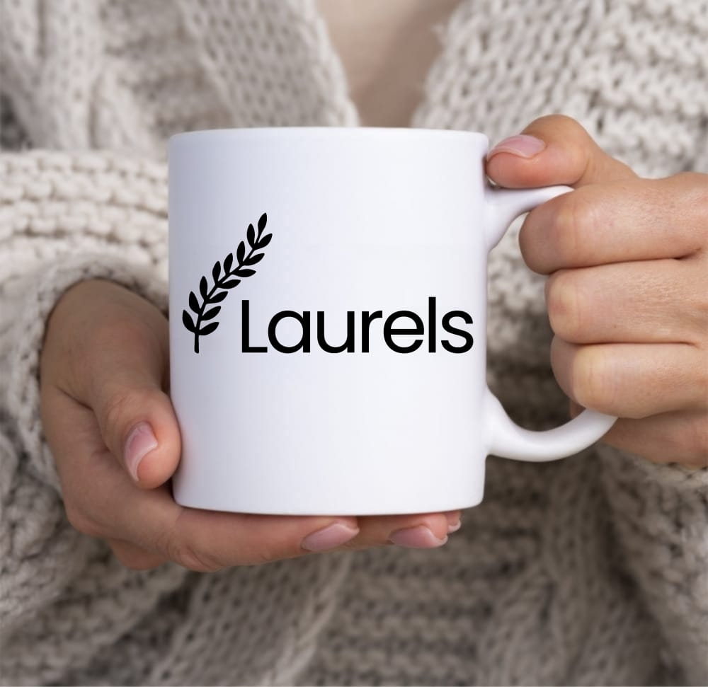 Laurels branded AAA 11oz mug 