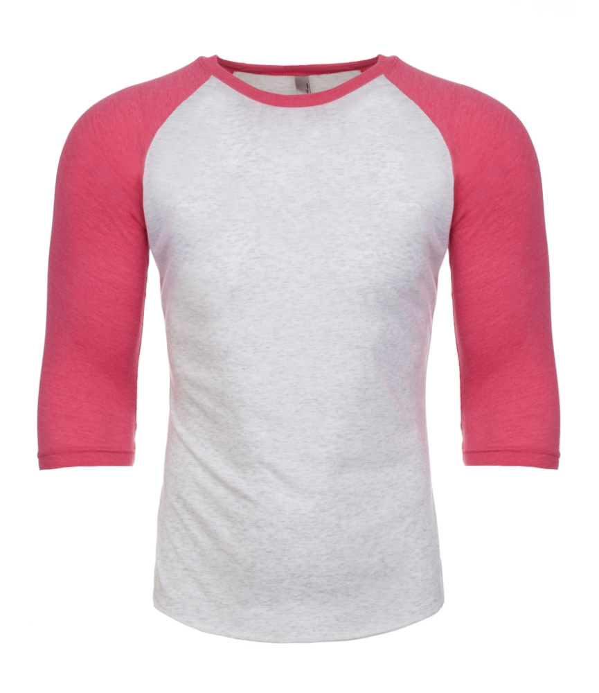 Next Level Unisex Tri-Blend 3/4 Sleeve Raglan T-Shirt