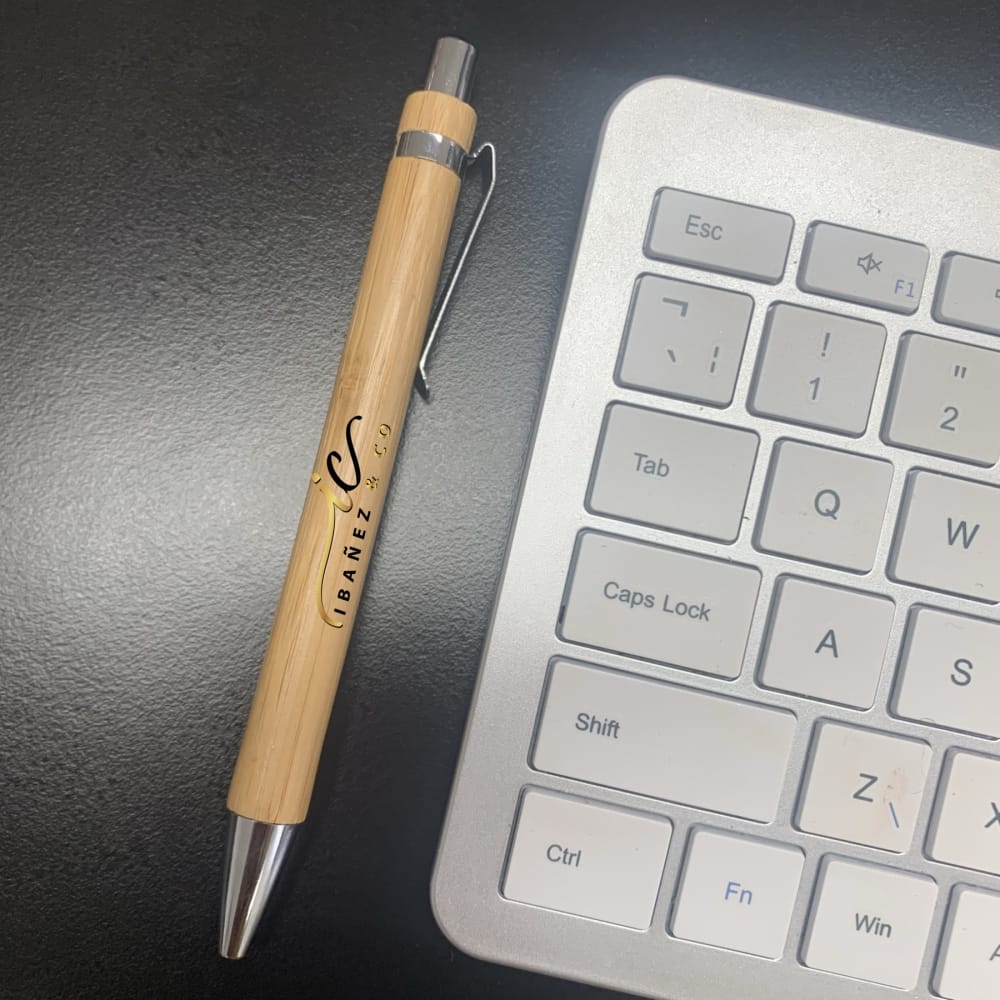 Branded Luxury Bamboo Pen (packet of x50) 