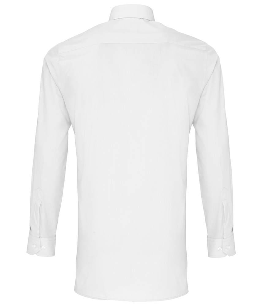 Premier Long Sleeve Fitted Poplin Shirt
