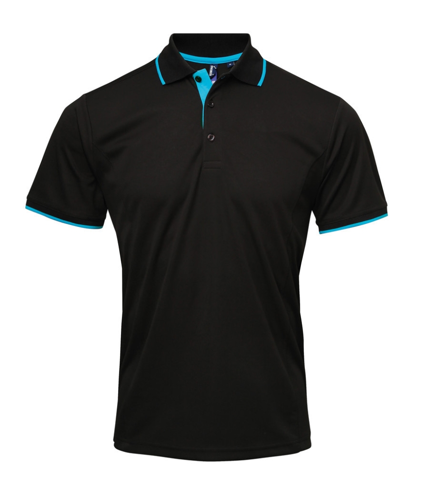 Premier Contrast Coolchecker® Piqué Polo Shirt