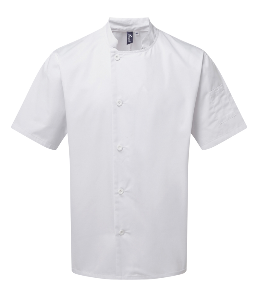 Premier Essential Short Sleeve Chef's Jacket