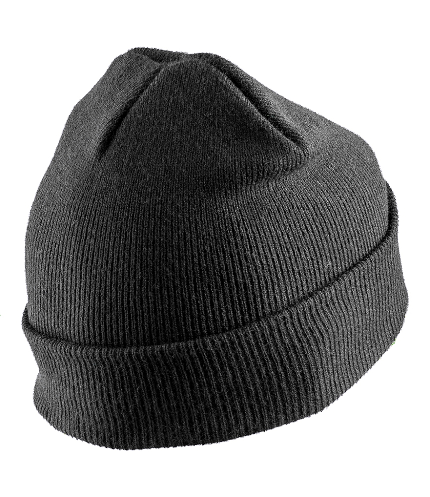 Result Genuine Recycled Double Knit Printers Beanie