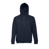 THC AMSTERDAM. Men's hooded full zipped sweatshirt