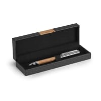Cork ball pen & gift box 
