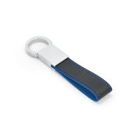 LESKOV. Keyring in metal and imitation leather