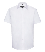 Russell Collection Short Sleeve Herringbone Shirt