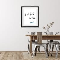 But First Coffee Framed Print