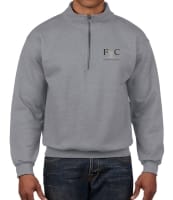 F&C Gildan Heavy Blend™ Vintage Zip Neck Sweatshirt 