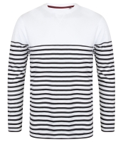 Front Row Unisex Long Sleeve Breton Striped T-Shirt