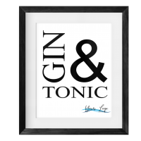 Make mine a Gin & Tonic Framed Print