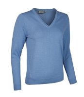 Glenmuir Ladies V Neck Cotton Sweater