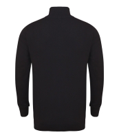 Henbury Zip Neck Sweater