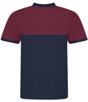 AWDis Colour Block Piqué Polo Shirt