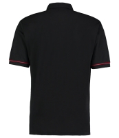Kustom Kit Button Down Collar Contrast Piqué Polo Shirt