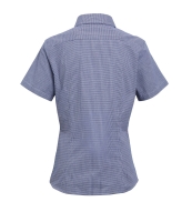 Premier Ladies Gingham Short Sleeve Shirt
